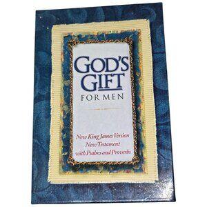 God’s Gift for Men NKJV New Testament Psalms Proverbs Leather Gold Edges